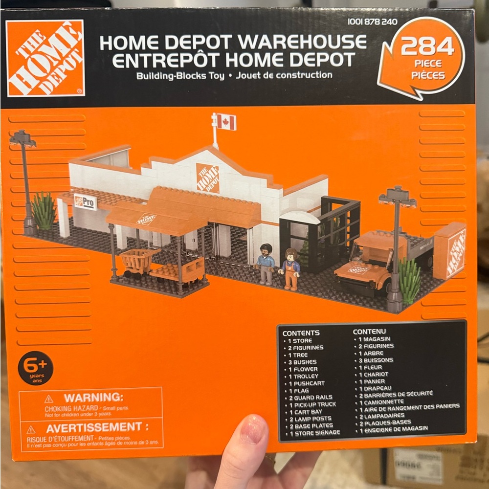 The HOME DEPOT lego set